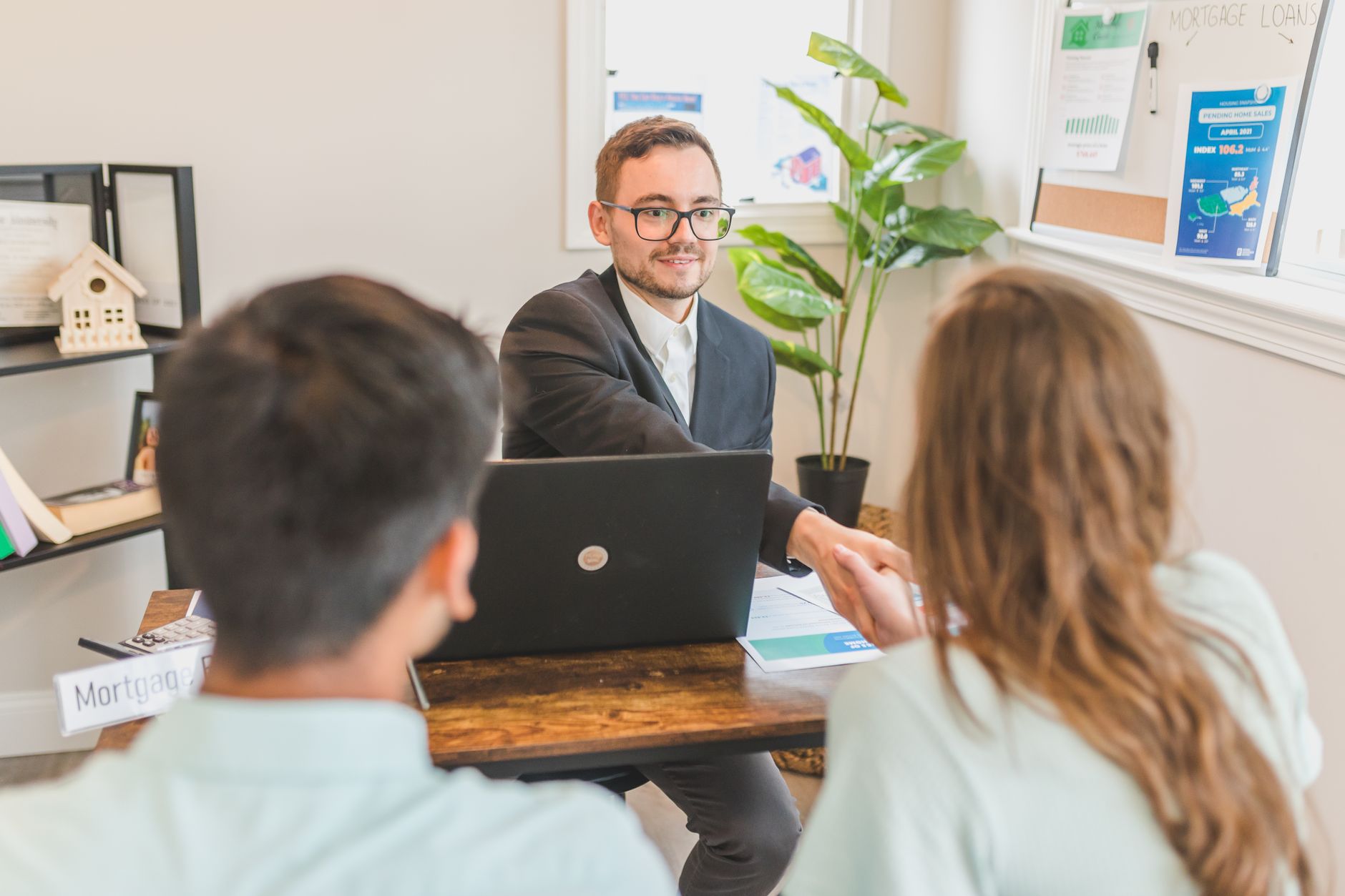 Client meeting with a business consultant