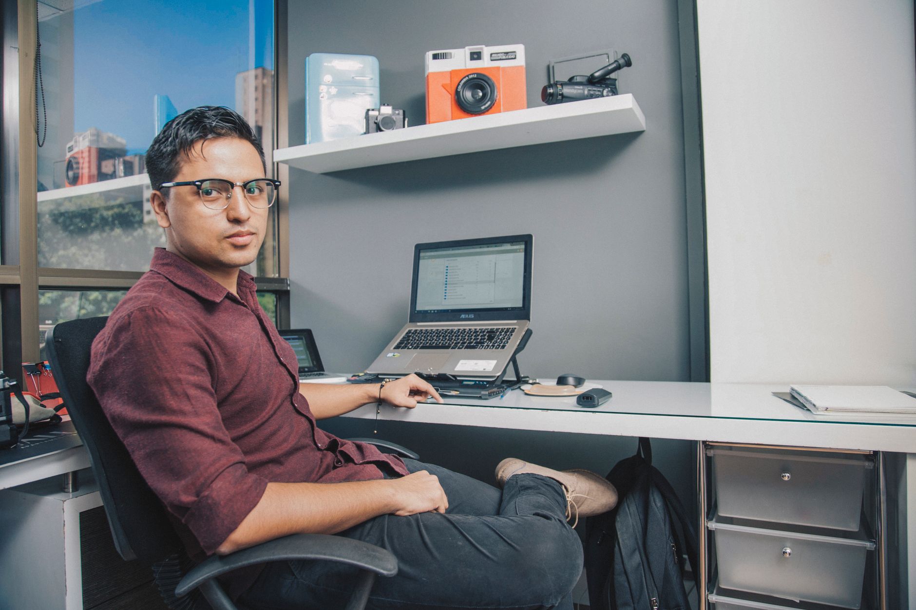 Professional client testimonial portrait
