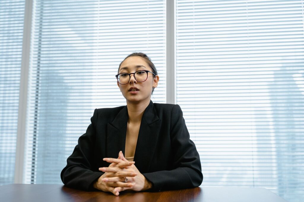 Executive client testimonial portrait