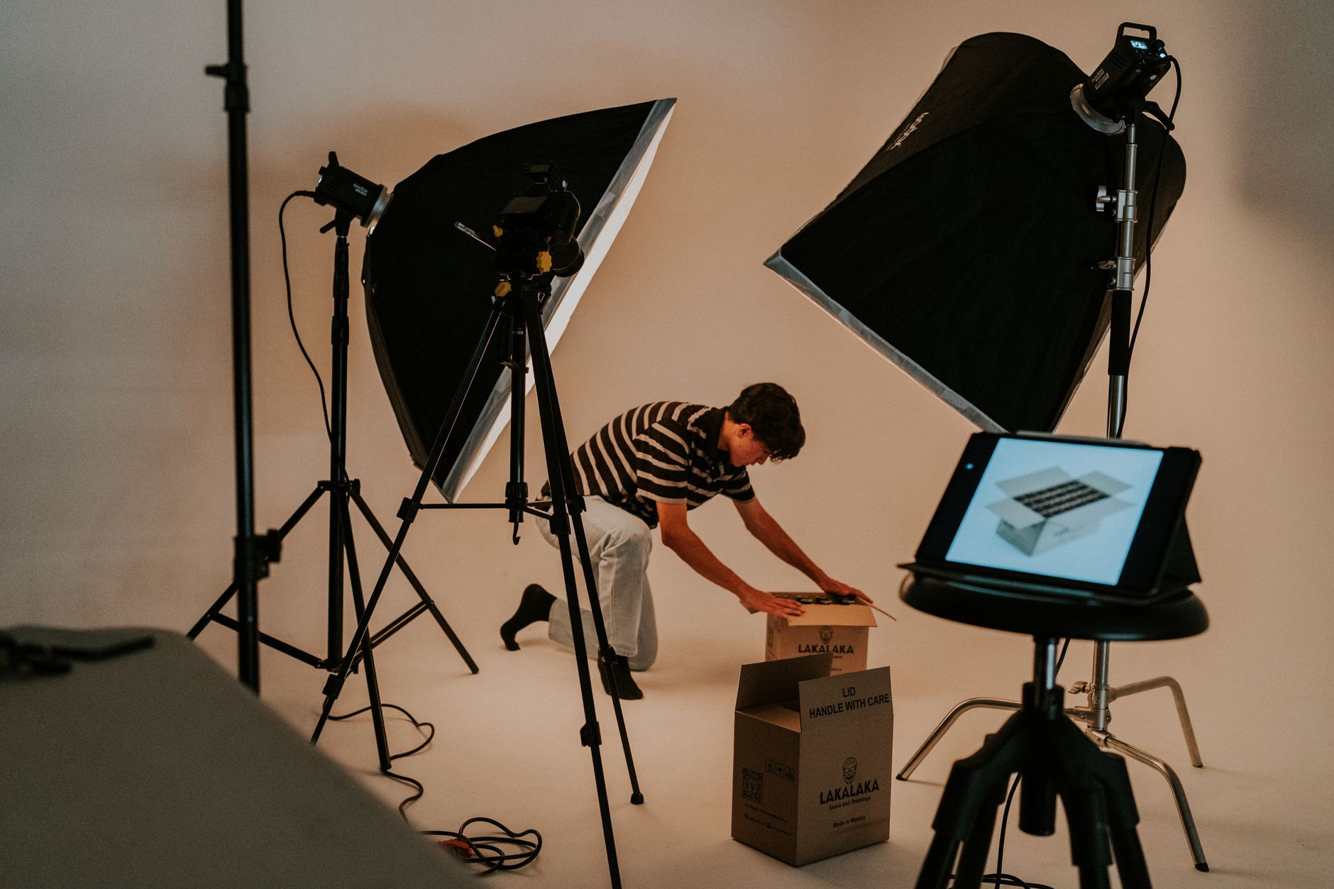 Product brand workspace and story image