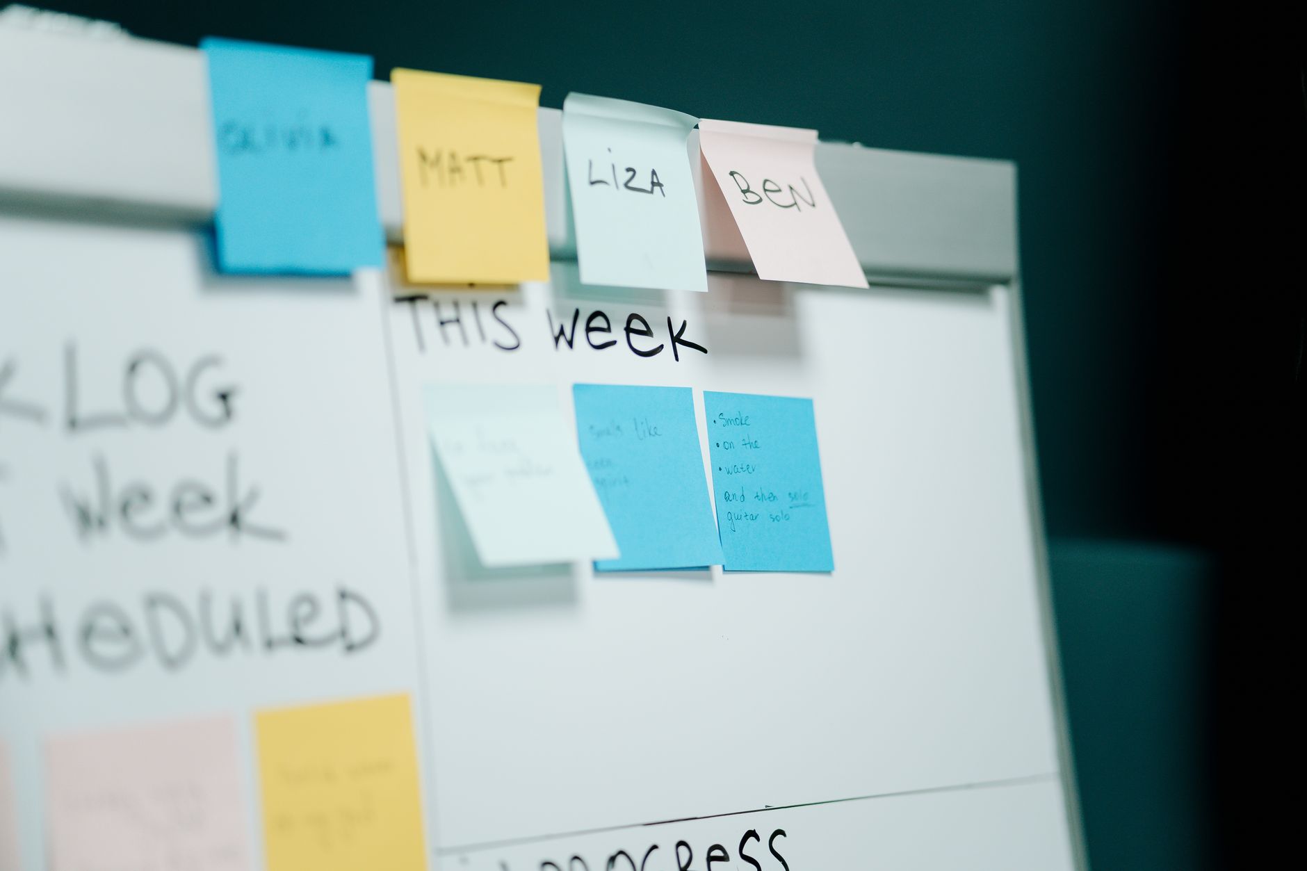 Product workflow planning board